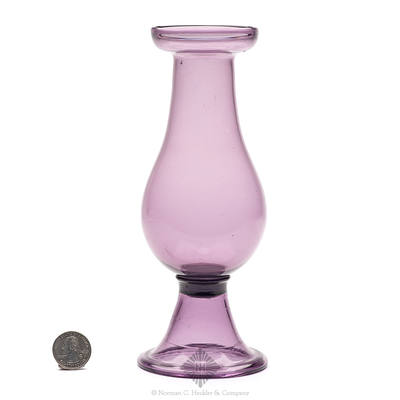 Freeblown Hyacinth Glass, B/K #3014b