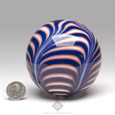 Freeblown Witch Ball, Similar to B/K #3234 and 3235