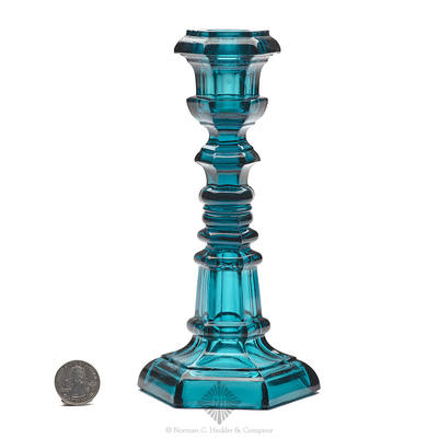 Pressed Glass Candlestick, Similar in form to B/K #4026