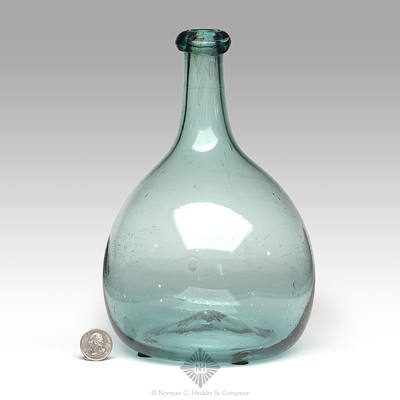 Freeblown Globular Bottle, Similar in construction to MW color plate III, bottom left