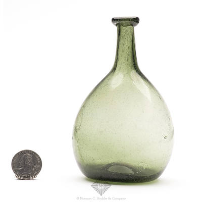 Freeblown Chestnut Bottle, Similar in form and construction to KW plate 47, #5