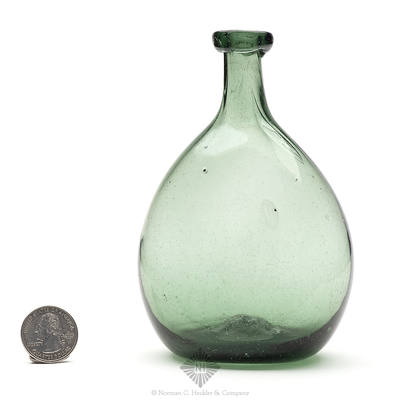 Freeblown Chestnut Bottle, Similar in form and construction to McK plate 224, #13