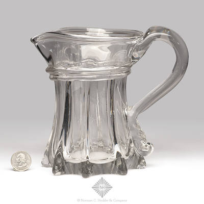 Pattern Molded Pitcher, Similar in form and construction to PG plate 189, right