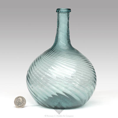 Pattern Molded Globular Bottle, Similar in form and construction to MW color plate V, #1