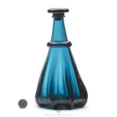 Pattern Molded Back Bar Bottle, PG plate 183, right