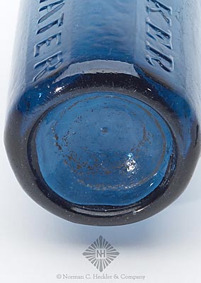 "Knicker / Bocker / Soda Water / 164. 18th St. N.Y. 1848 / S.S." Soda Water Bottle