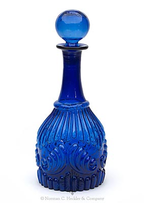 Blown Three Mold Decanter With Period Stopper